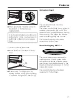 Предварительный просмотр 21 страницы Miele H 6090 B Operating And Installation Instructions