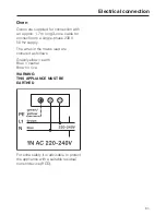 Предварительный просмотр 61 страницы Miele H 6090 B Operating And Installation Instructions