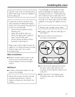 Предварительный просмотр 65 страницы Miele H 6090 B Operating And Installation Instructions