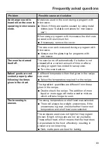 Предварительный просмотр 89 страницы Miele H 6100 BM Operating And Installation Instructions