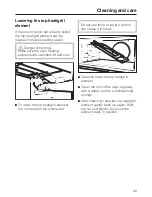 Предварительный просмотр 99 страницы Miele H 6200 BM Operating And Installation Instructions