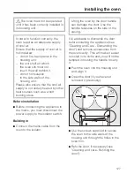 Предварительный просмотр 127 страницы Miele H 6460 BP Operating And Installation Instructions