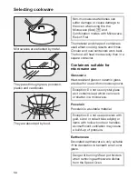 Предварительный просмотр 56 страницы Miele H 6700 BM Operating And Installation Instructions