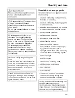 Предварительный просмотр 117 страницы Miele H 6700 BM Operating And Installation Instructions