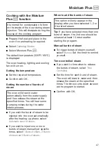 Preview for 67 page of Miele H 6780 BP2 Operating And Installation Instructions