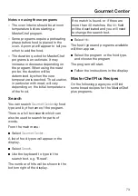 Preview for 73 page of Miele H 6780 BP2 Operating And Installation Instructions