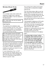 Preview for 97 page of Miele H 6780 BP2 Operating And Installation Instructions