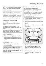 Preview for 141 page of Miele H 6780 BP2 Operating And Installation Instructions