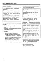 Preview for 46 page of Miele H 7140 BM Operating And Installation Instructions