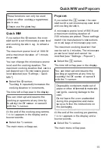 Preview for 55 page of Miele H 7140 BM Operating And Installation Instructions