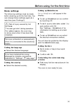 Preview for 35 page of Miele H 7164 B Operating And Installation Instructions