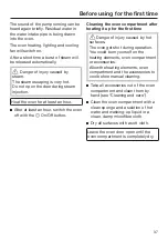 Preview for 37 page of Miele H 7164 B Operating And Installation Instructions