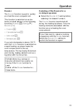 Preview for 55 page of Miele H 7164 B Operating And Installation Instructions