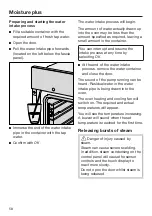 Preview for 58 page of Miele H 7164 B Operating And Installation Instructions