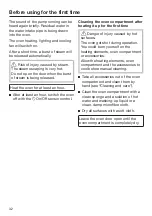 Preview for 32 page of Miele H 7164 BP Operating And Installation Instructions