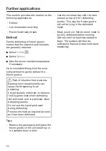 Preview for 54 page of Miele H 7164 BP Operating And Installation Instructions