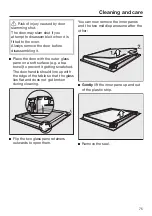 Предварительный просмотр 75 страницы Miele H 7164 BP Operating And Installation Instructions