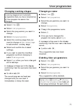 Preview for 75 page of Miele H 7464 BP Operating And Installation Instructions