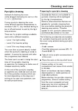 Preview for 91 page of Miele H 7464 BP Operating And Installation Instructions