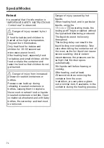 Preview for 74 page of Miele H 7570 BM Operating And Installation Instructions