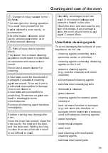 Preview for 99 page of Miele H 7570 BM Operating And Installation Instructions