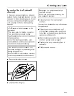 Предварительный просмотр 119 страницы Miele H 7660 BP Operating And Installation Instructions