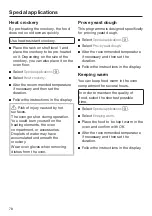 Preview for 78 page of Miele H 7840 BM Operating And Installation Instructions