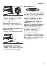 Предварительный просмотр 27 страницы Miele H 7860 BPX Operating And Installation Instructions