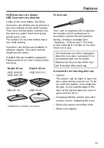 Предварительный просмотр 29 страницы Miele H 7860 BPX Operating And Installation Instructions