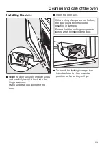 Предварительный просмотр 93 страницы Miele H 7880 BPX Operating And Installation Instructions