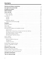 Preview for 2 page of Miele H2260E Operating Instructions Manual