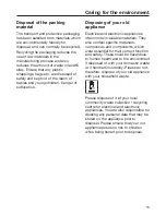 Preview for 15 page of Miele H2661BP CS Operating And Installation Instructions