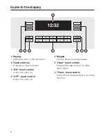 Preview for 8 page of Miele H395B Operating Instructions Manual