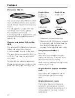 Предварительный просмотр 22 страницы Miele H6090B Operating And Installation Instructions