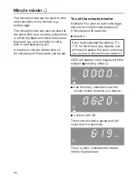 Preview for 40 page of Miele H6100BM Operating And Installation Instructions