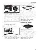 Предварительный просмотр 29 страницы Miele H6100BP Operating And Installation Instructions