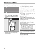 Предварительный просмотр 36 страницы Miele H6100BP Operating And Installation Instructions