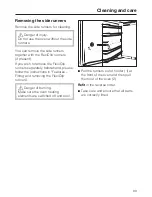 Предварительный просмотр 99 страницы Miele H6100BP Operating And Installation Instructions