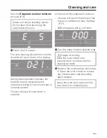 Предварительный просмотр 105 страницы Miele H6100BP Operating And Installation Instructions