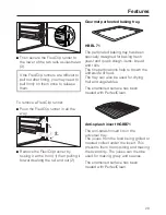 Предварительный просмотр 29 страницы Miele H6160B Operating And Installation Instructions