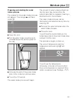 Предварительный просмотр 59 страницы Miele H6160B Operating And Installation Instructions