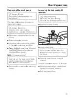 Предварительный просмотр 95 страницы Miele H6160B Operating And Installation Instructions