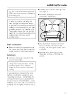 Предварительный просмотр 111 страницы Miele H6160B Operating And Installation Instructions