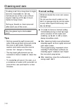 Preview for 118 page of Miele H6300BM Operating And Installation Instructions