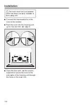 Preview for 132 page of Miele H6300BM Operating And Installation Instructions