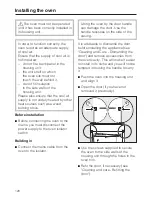 Preview for 128 page of Miele H6361BP Operating And Installation Instructions