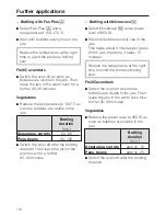 Предварительный просмотр 114 страницы Miele H6400BM Operating And Installation Instructions