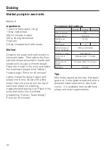 Preview for 46 page of Miele H6461 Recipe Book