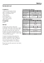 Preview for 57 page of Miele H6461 Recipe Book