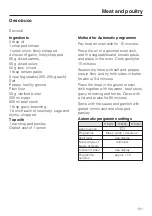 Preview for 101 page of Miele H6461 Recipe Book